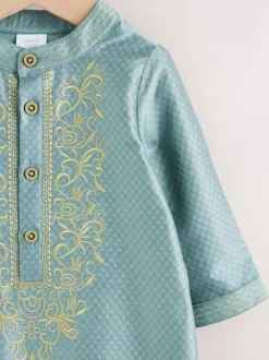 Groen - Gelegenheidsrompertje voor baby's (0mnd -2jr)