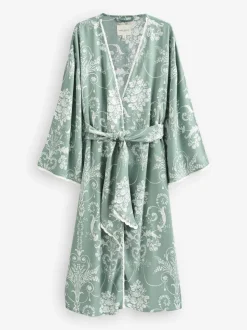 Groen - Laura Ashley Josette badjas