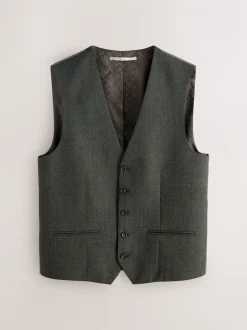 Groen - Merino Wool Blend Suit Waistcoat