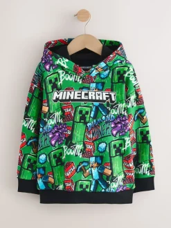 Groen - Minecraft-hoodie (3-16jaar)
