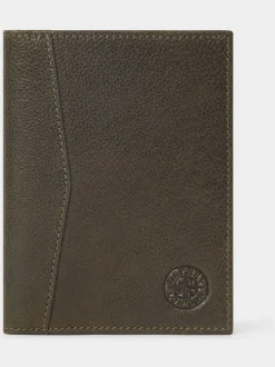 Groen - Osprey London - The Compass leren paspoorthouder