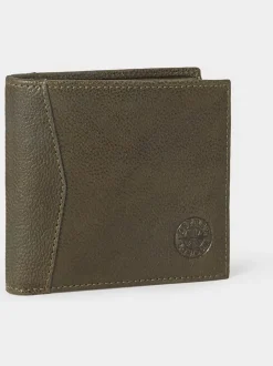 Groen - Osprey London The Compass leren muntenportemonnee