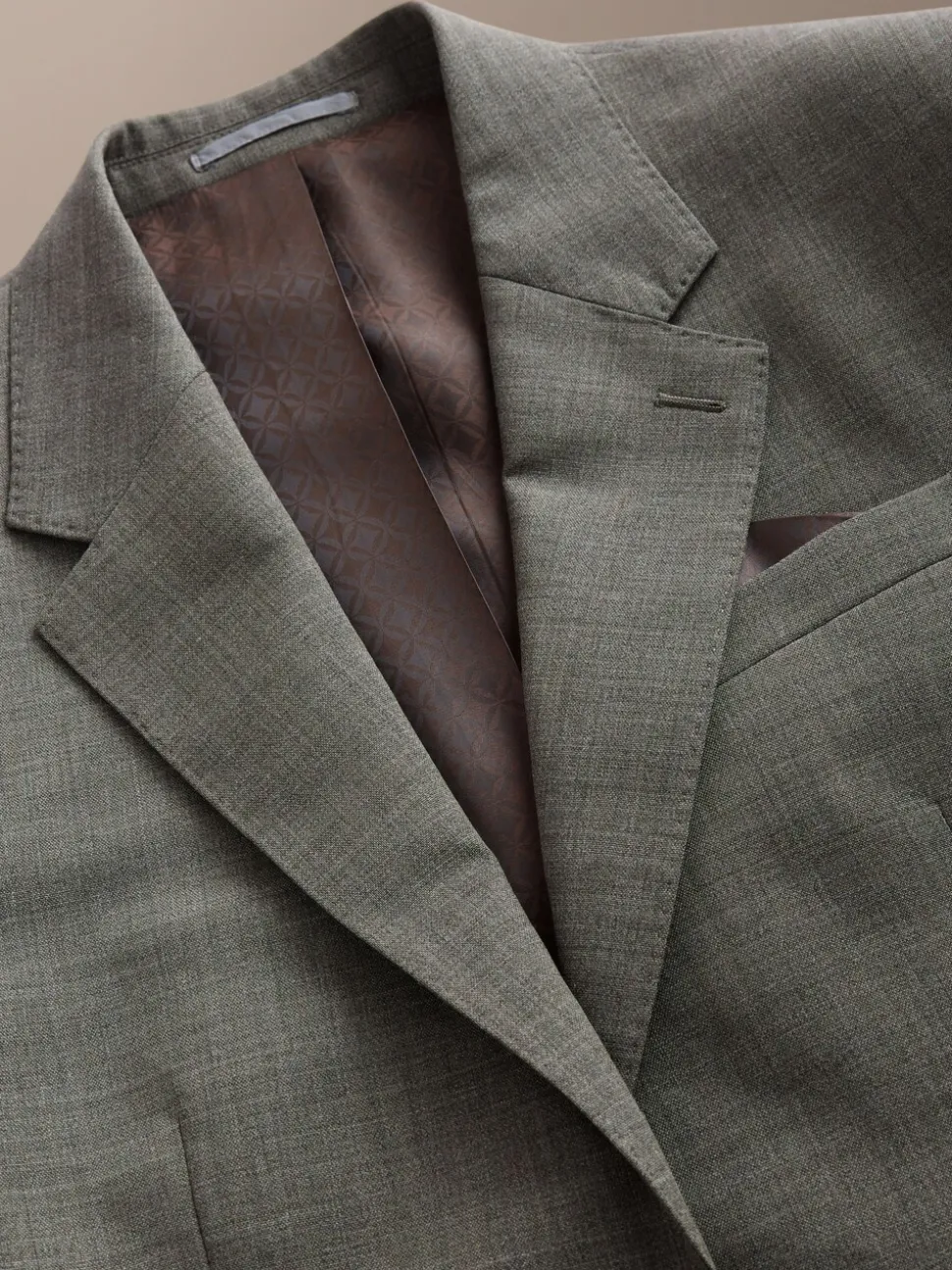 Groen - Regular Fit Signature Nova Fides 100% Italian Wool Suit Jacket
