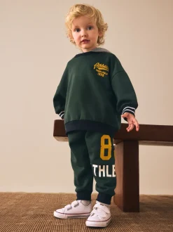 Groen - Set met hoodie en joggingbroek (3mnd -7jr)