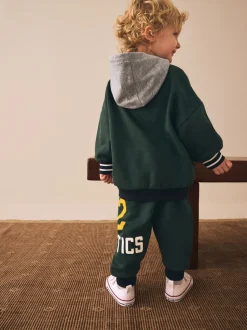Groen - Set met hoodie en joggingbroek (3mnd -7jr)