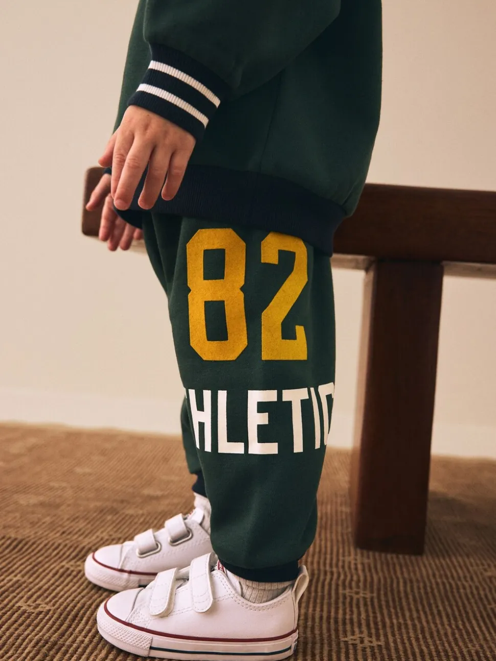 Groen - Set met hoodie en joggingbroek (3mnd -7jr)