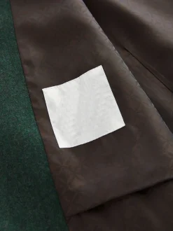 Groen - Signature Zignone flanellen gilet van Italiaanse wol-kasjmier blend
