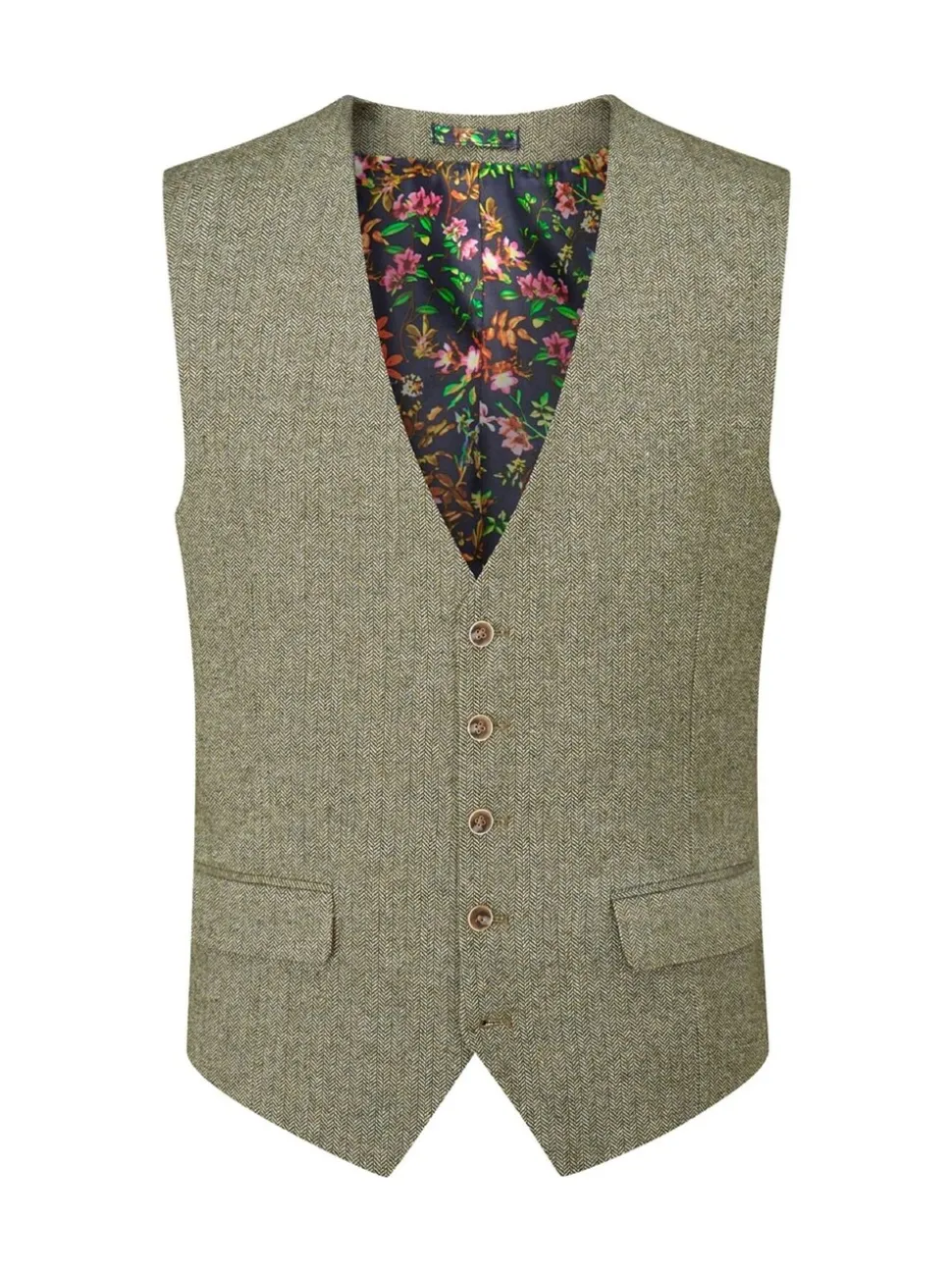 Groen - Skopes Jude maatsnit getailleerd vest