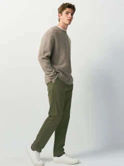 Groen - Slim Fit - Stretchy chino