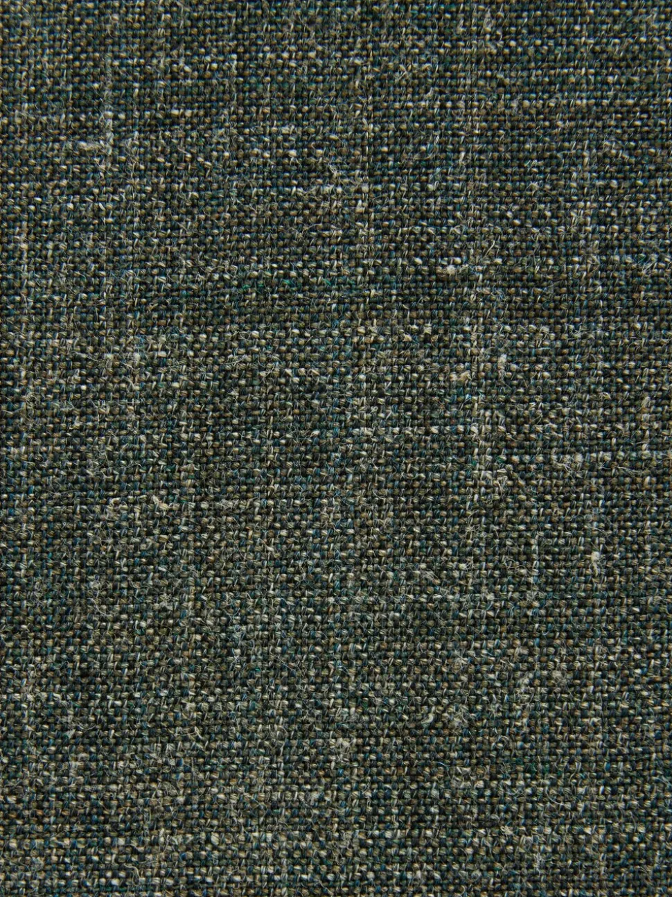Groen - Slim fit Nova Fides colbert van Italiaanse linnenmix stof