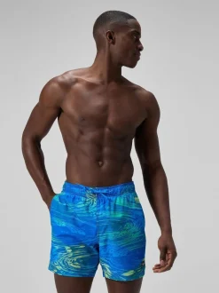 Groen - Speedo print Redondo Edge volleyshorts met print 16"