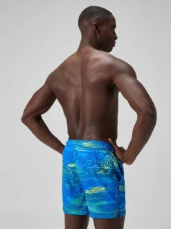 Groen - Speedo print Redondo Edge volleyshorts met print 16"