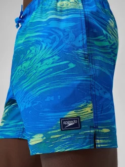 Groen - Speedo print Redondo Edge volleyshorts met print 16