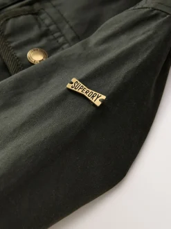 Groen - Superdry Gewaxt Jack