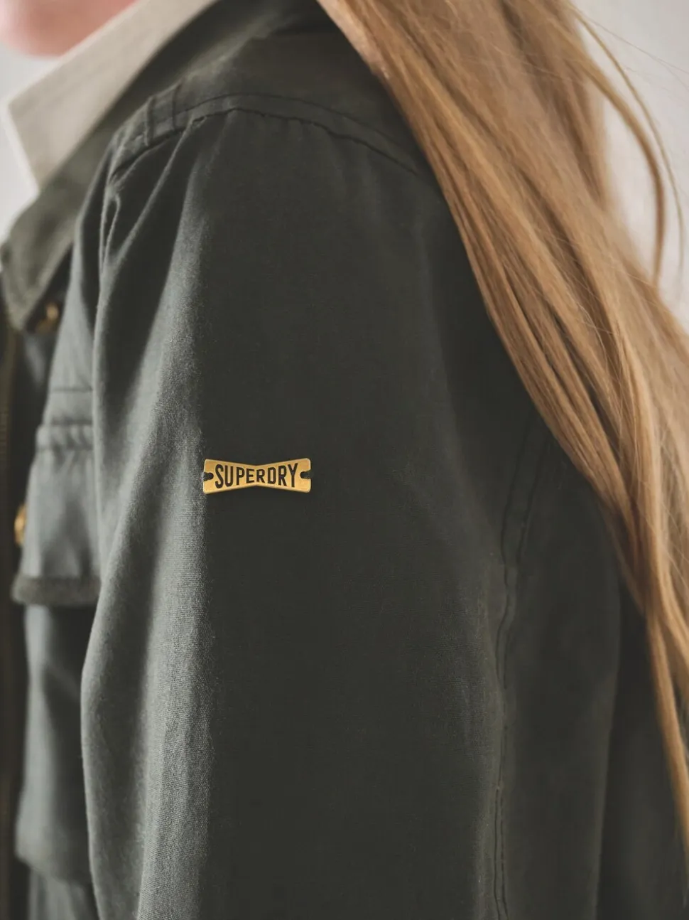 Groen - Superdry Gewaxt Jack