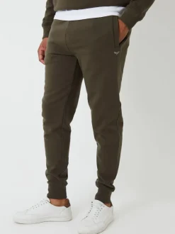 Groen - Threadbare - Katoenen Blend joggingbroek
