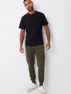 Groen - Threadbare joggingbroek in cargostijl
