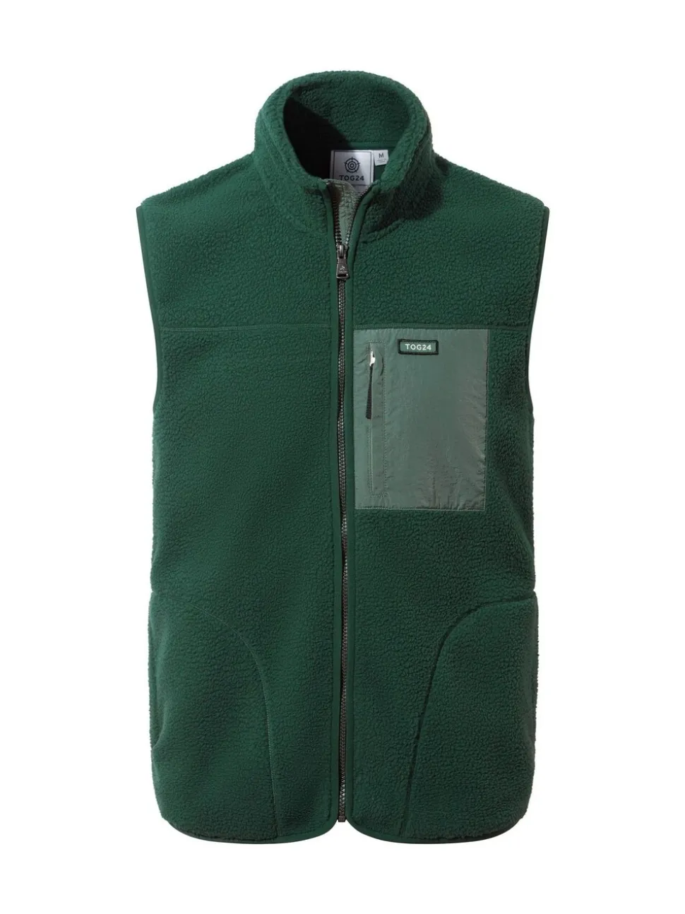 Groen - Tog 24 Evan sherpa bodywarmer voor heren