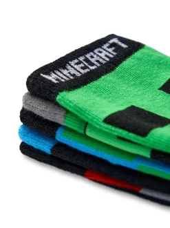 Groen - Vanilla Underground Minecraft TNT Sokken set van 5