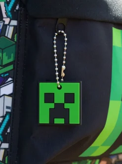 Groen - Vanilla Underground Minecraft creeper en zombierugzak met print voor jongens