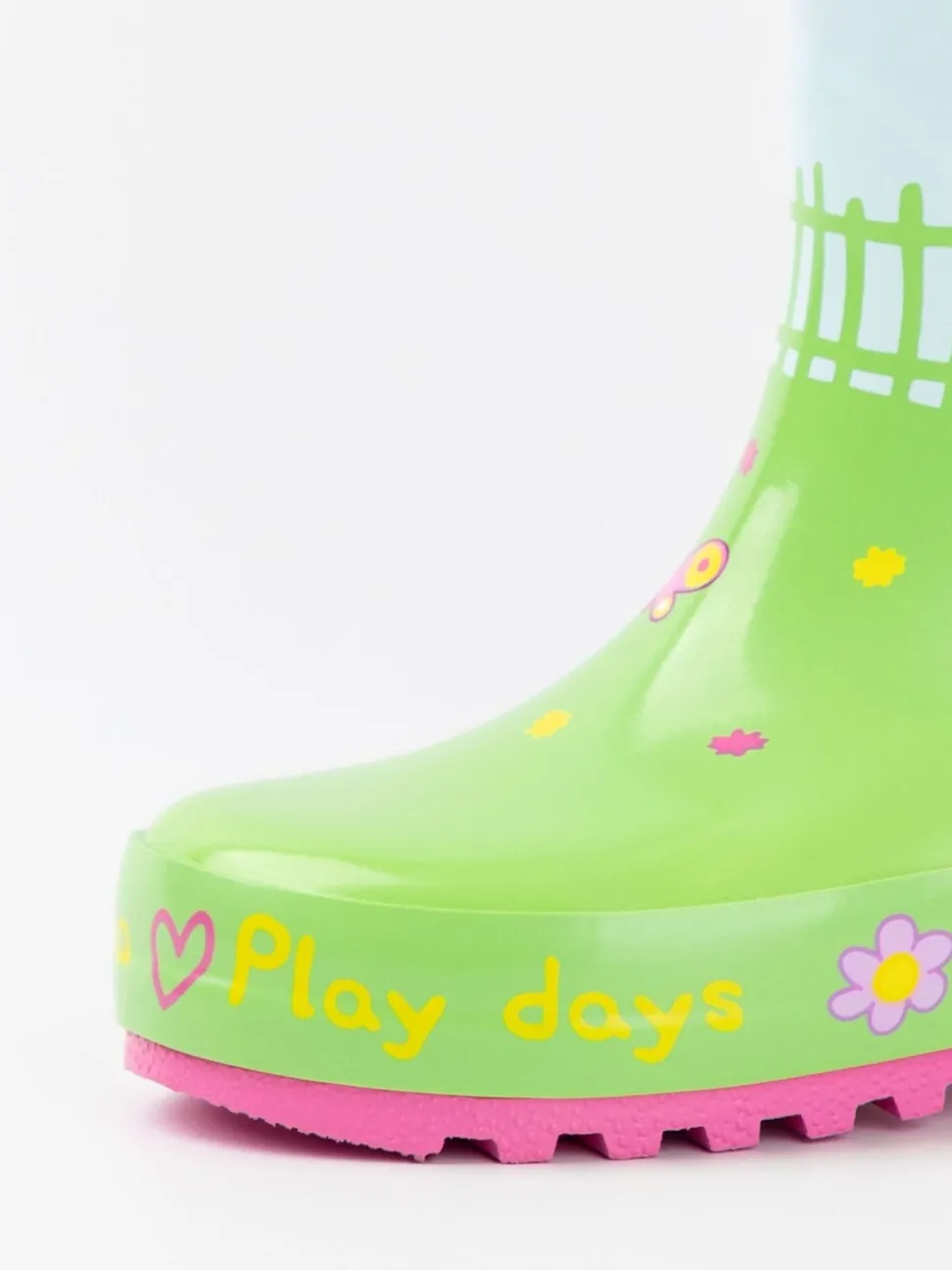 Groen - Vanilla Underground Peppa Pig Kids Wellies with Handles