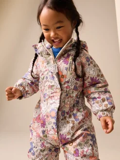 Groen bloemmotief - Character Waterproof Snowsuit (6mths-7yrs)