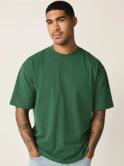 Groen bos - Relaxed fit - Zwaar T-shirt