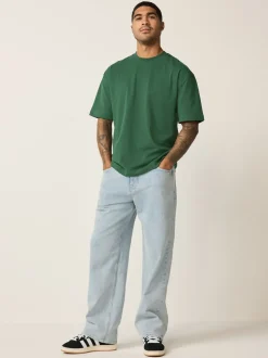 Groen bos - Relaxed fit - Zwaar T-shirt