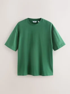 Groen bos - Relaxed fit - Zwaar T-shirt