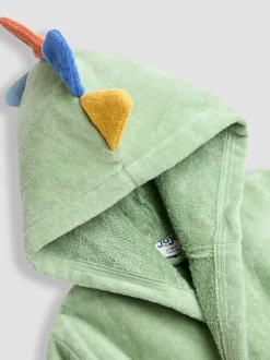 Groen dinosaurus - JoJo Maman Bébé Towelling Bath Robe