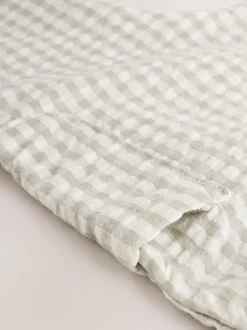Groen geruit - Geweven bretelbroeken en bodysuit babyset (0mnd -2jr)