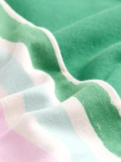 Groen Hey Hi - Set van sweatshirt en broek met wijde pijpen (3mnd -7jr)