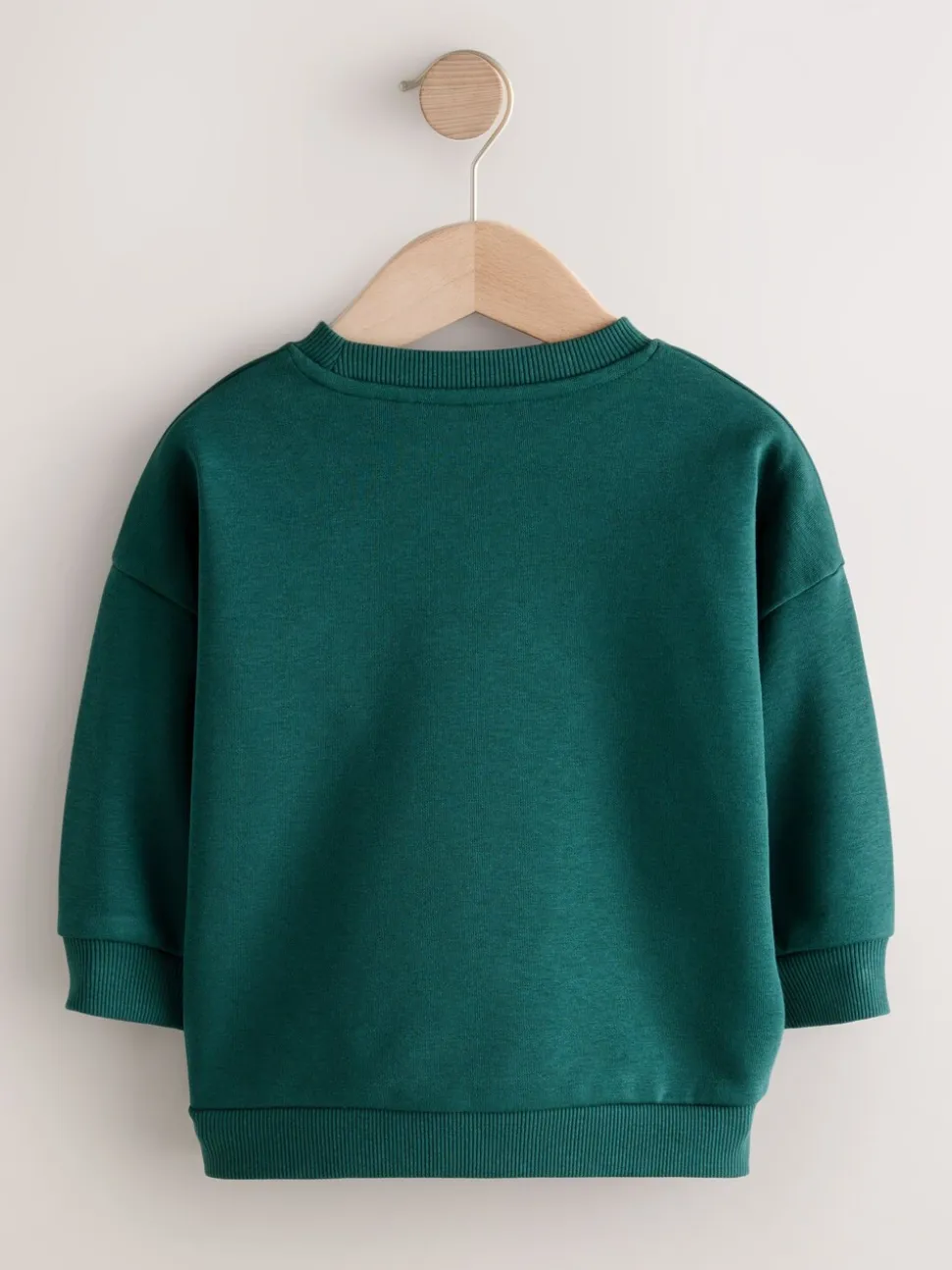 Groen met tijgerprint - Sweatshirt met ronde hals en all-over print (3 mnd - 7 jr)