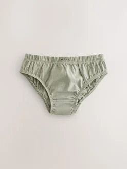 Groen/blauw - 100% katoenen slip verpakking van 7 (1,5 - 16 jr)
