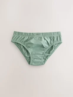 Groen/blauw - 100% katoenen slip verpakking van 7 (1,5 - 16 jr)