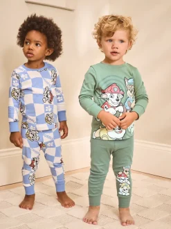 Groen/blauw/rood Paw Patrol - Gelicentieerde knusse pyjama's 3 pack (9mnd -9jr)