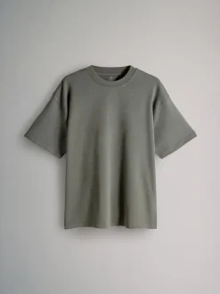 Groen/Bruin/Zwart - The Set 4 Pack Short Sleeve Cotton T-Shirts