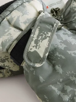 Groene camouflageprint - Skihandschoenen (3-16jaar)