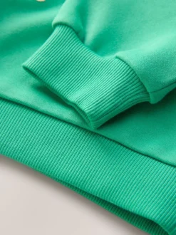 Groene kat - Sweatshirt met ronde hals (3 mnd-7 jr)