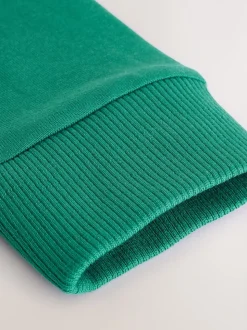 Groene scène - T-shirt met lange mouwen en print op de rug (3mnd -8jr)