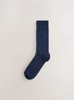 Groen/rood/blauw - Verpakking van 8 - Frisblijvende sokken met borduursel