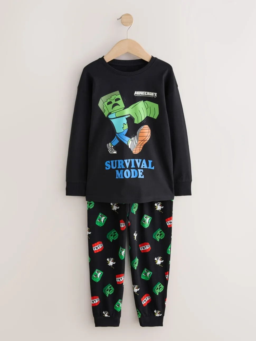 Groen/zwart Minecraft - Licentie Joggingbroeken Pyjama's 2 verpakking (5-16jr)