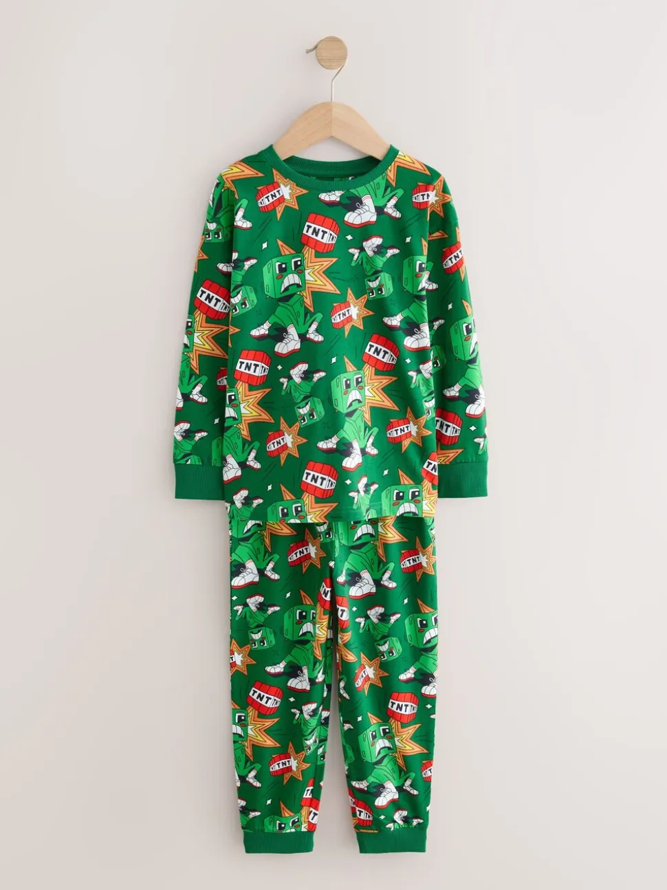 Groen/zwart Minecraft - Licentie Joggingbroeken Pyjama's 2 verpakking (5-16jr)