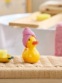 Hair Wrap Duck Bathroom Ornament