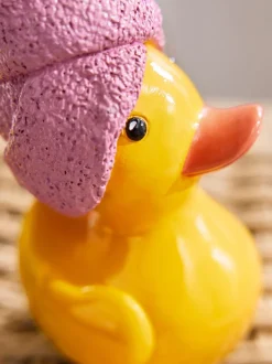 Hair Wrap Duck Bathroom Ornament