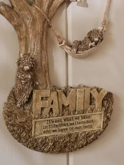Hamish The Highland Cow Family Tree Wall Art