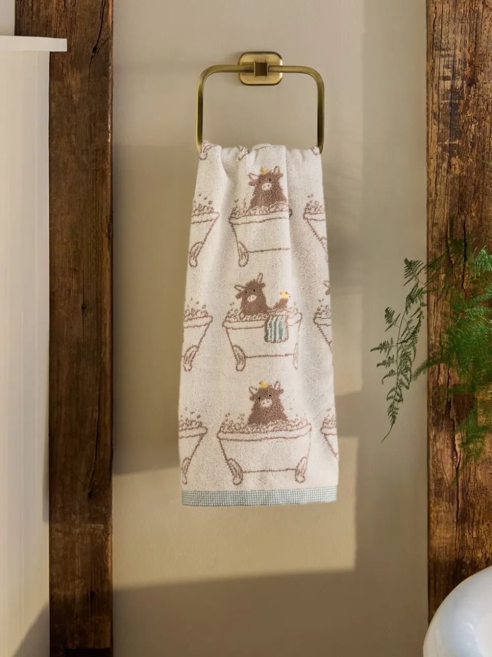 Hamish the Highland Cow handdoek
