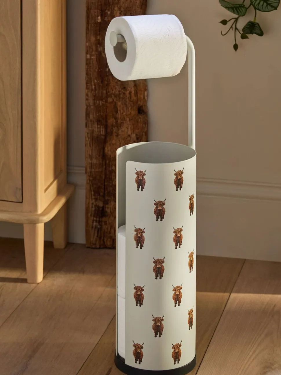 Hamish the Highland Cow Toilet Roll Holder