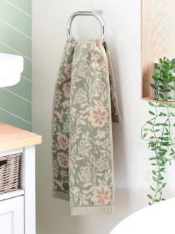 Handdoek met bloemenprint