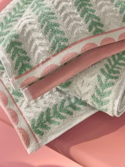 Handdoek met bloemenprint